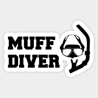 Muff Diver Sticker